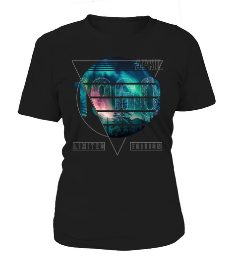 Limited Edition 1960 April Birthday Polar Lights Women's T-Shirt