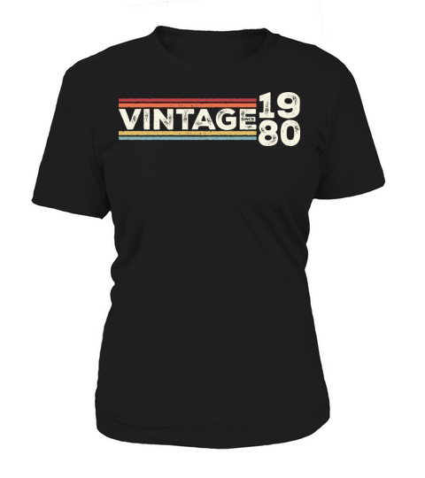 Vintage 1980 Gifts Legend for 43 Years Old - 43rd Women's T-Shirt