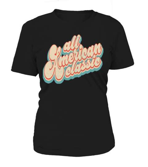 Vintage All American Patriotic 4th of July Women's T-Shirt