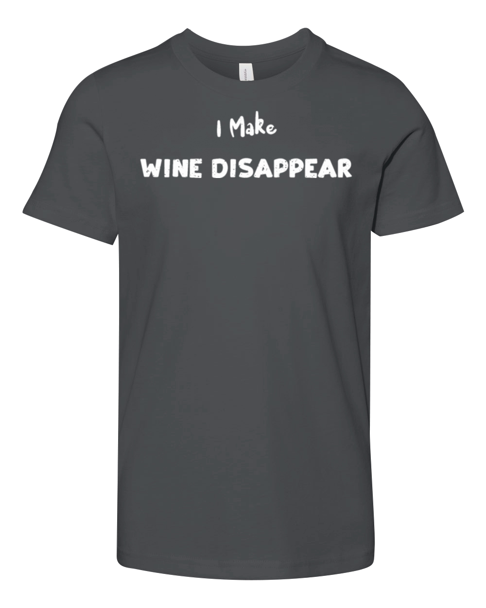 I Make Wine Disappear Wine Youth Unisex Jersey Tee