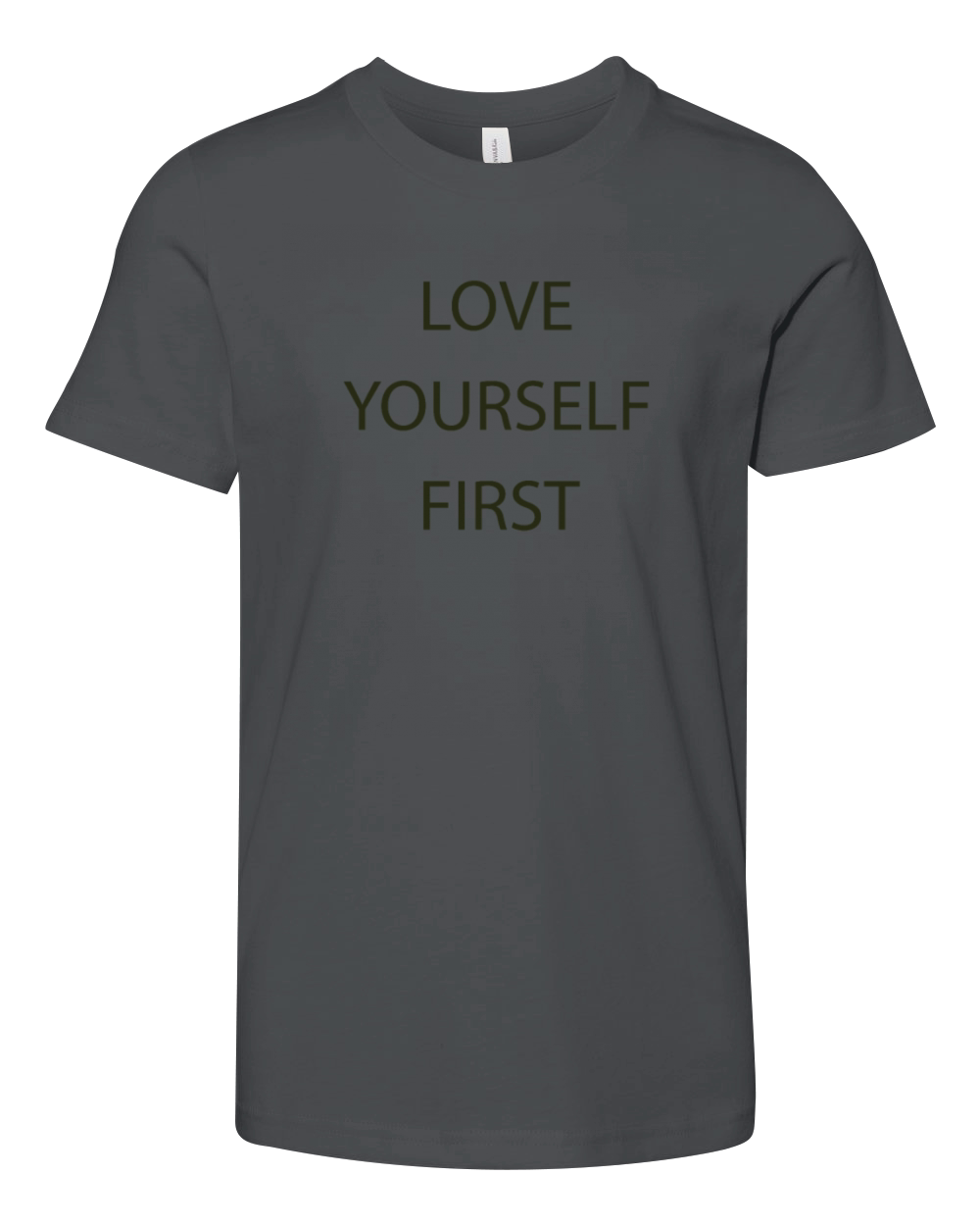 LOVE YOURSELF FIRST Youth Unisex Jersey Tee