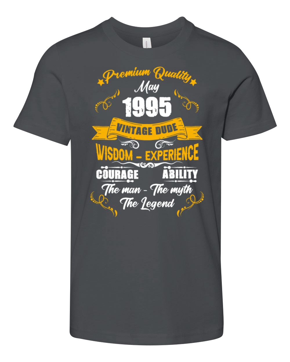 May 1982 Vintage Birthday Present Youth Unisex Jersey Tee
