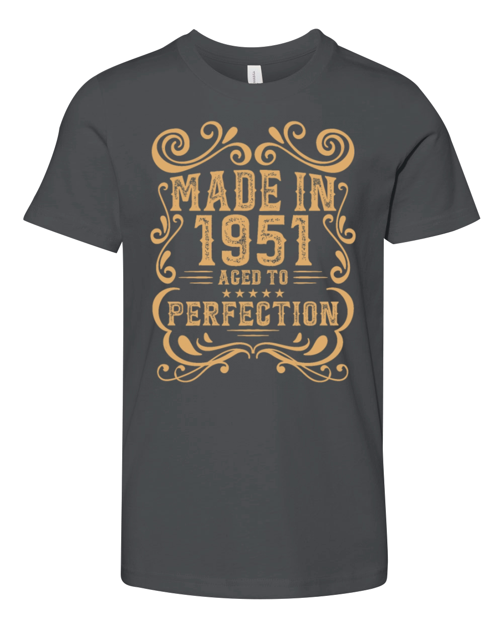 Vintage 1951 Aged to Perfection Youth Unisex Jersey Tee
