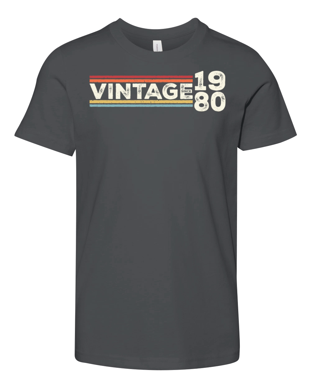 Vintage 1980 Gifts Legend for 43 Years Old - 43rd Youth Unisex Jersey Tee