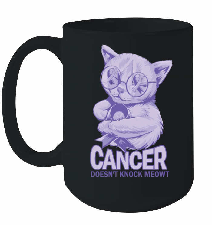 Cancer Doesnt Knock Gastric Cancer Ceramic Mug