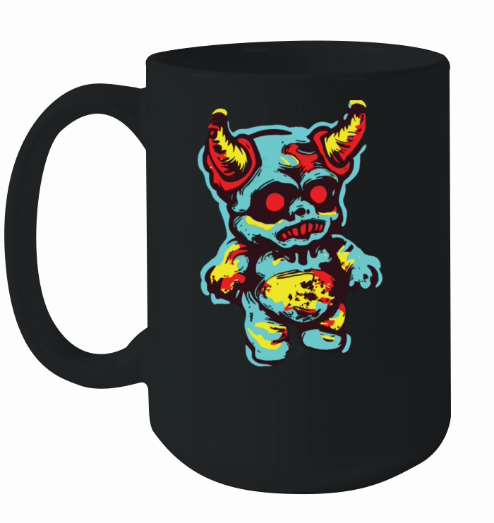 Horror Scary Bear Halloween Hellfire Hugs Ceramic Mug