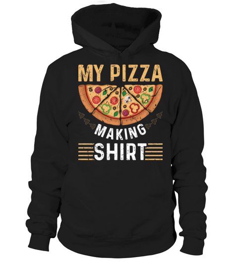 Pizza Baker Men Vintage Pizza Hoodie Unisex