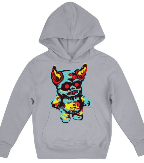 Horror Scary Bear Halloween Hellfire Hugs Kids Hoodie