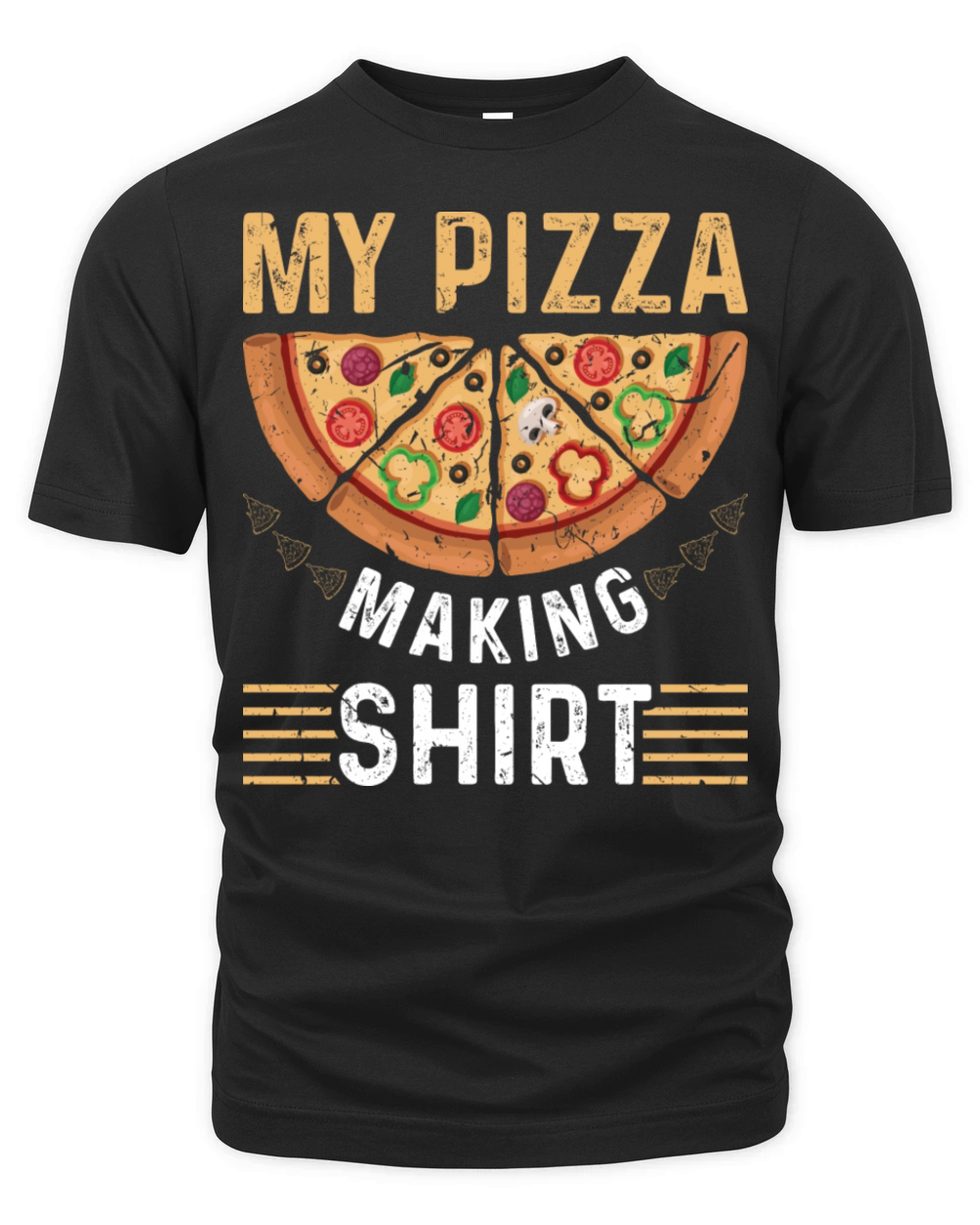 Pizza Baker Men Vintage Pizza Organic Unisex T-shirt