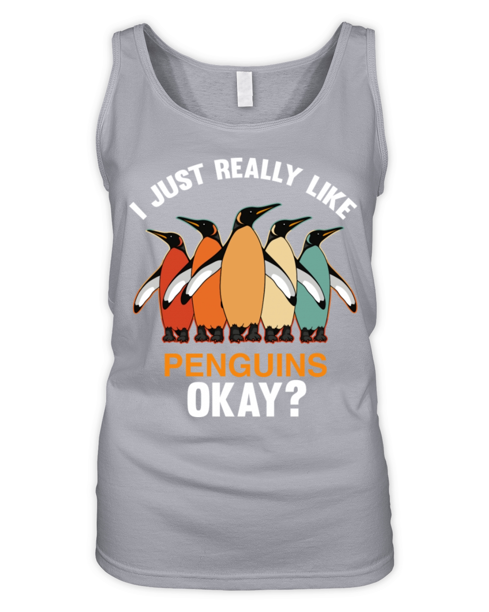 I Just Really Like Penguins Ok Penguin Vintage Organic Women's Tank Top