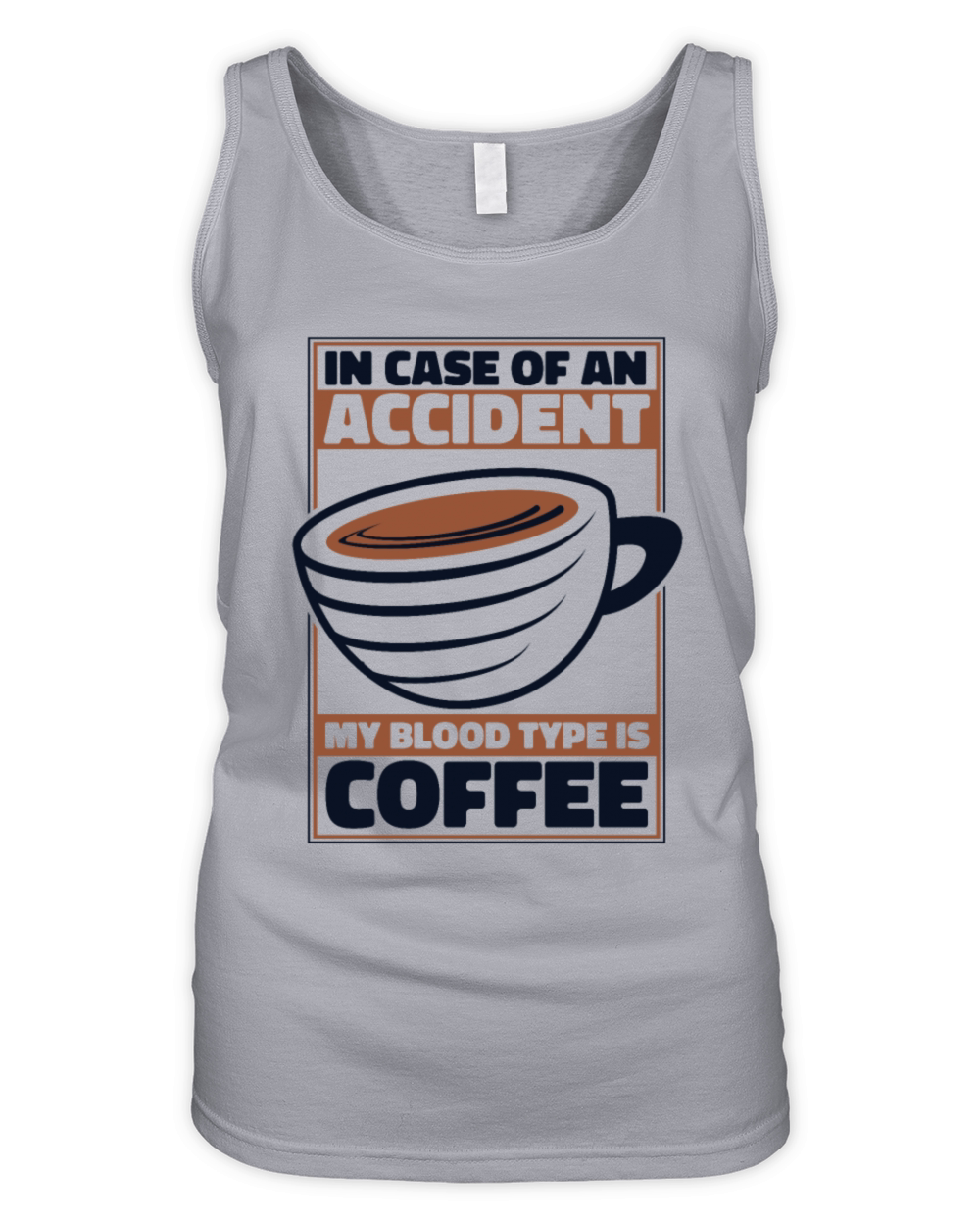 My Blood Type Is Coffee Barista Queen Latte Art Organic Women's Tank Top