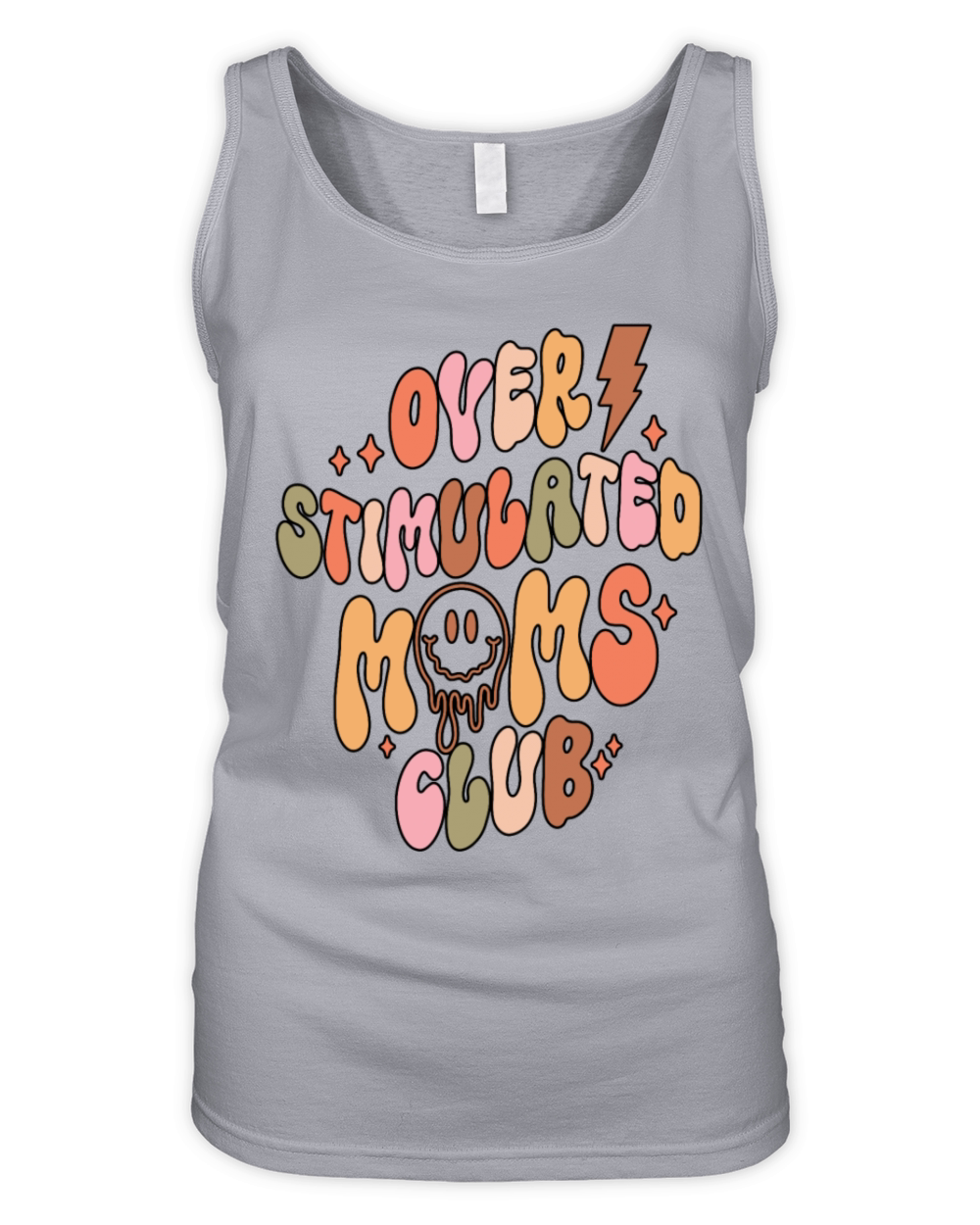 Overstimulated Moms Club Mothers Day Organic Women's Tank Top