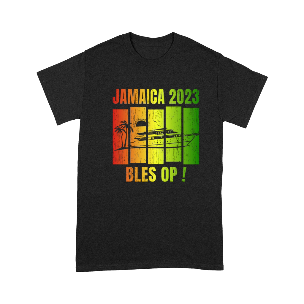 Retro Vintage Jamaica Family Vacation Cruise 2023 Premium T-shirt