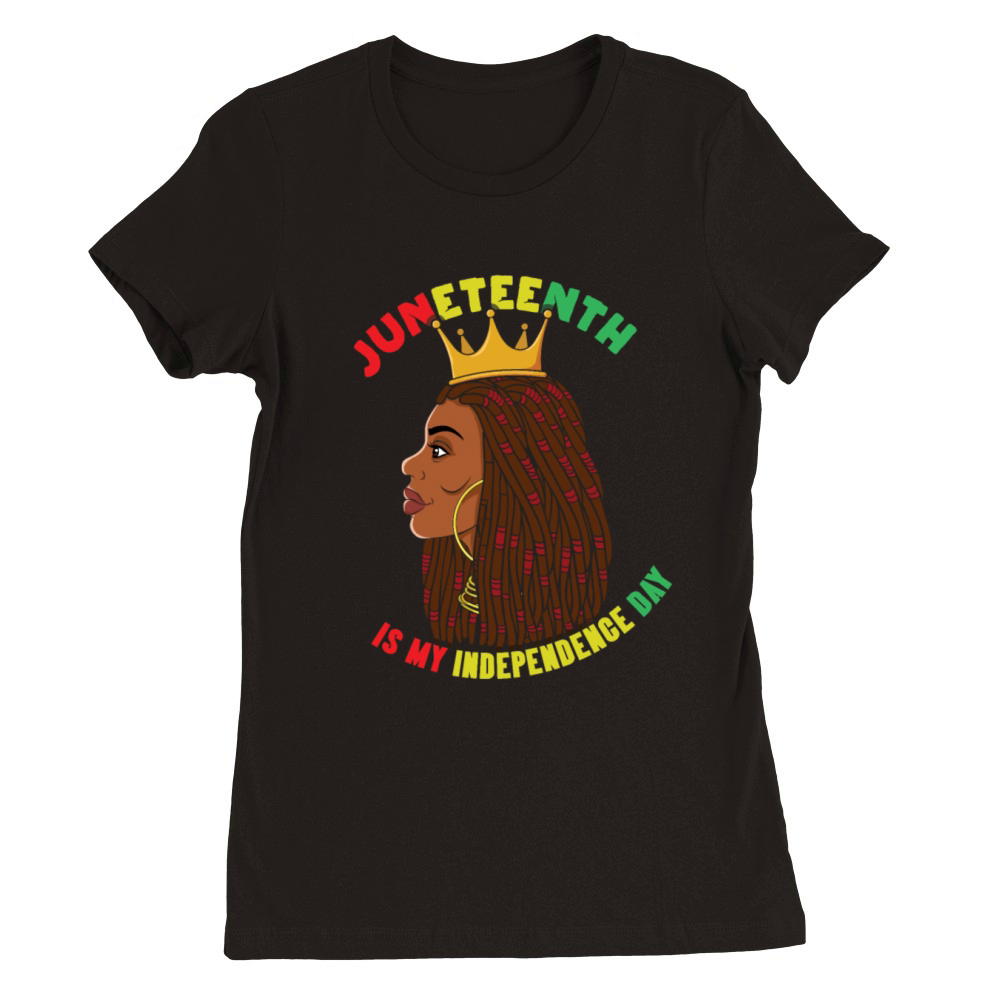 Celebrate Juneteenth Independence Black History Premium Womens Crewneck T-shirt
