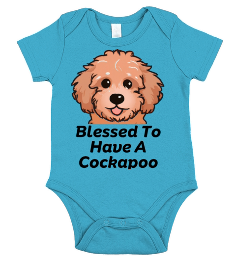 Blessed To Have A Cockapoo Short Sleeve Baby One-Piece