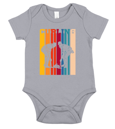 Curling Retro Vintage Short Sleeve Baby One-Piece