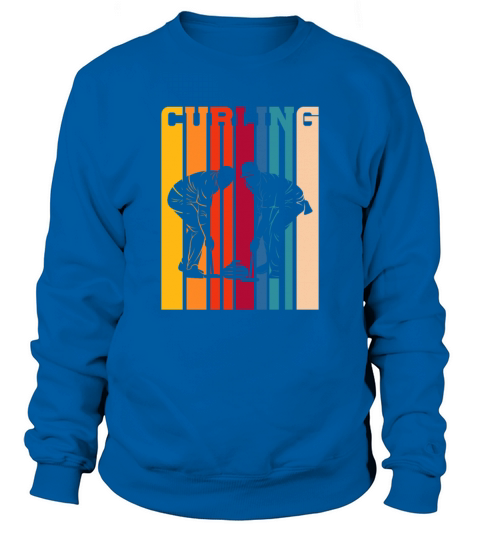 Curling Retro Vintage Sweatshirt Unisex