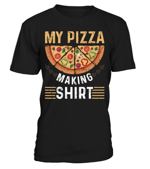 Pizza Baker Men Vintage Pizza T-Shirt Unisex