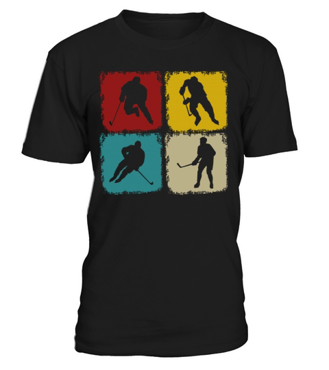 Retro Hockey Lover Classic Vintage Style Hockey T-Shirt Unisex