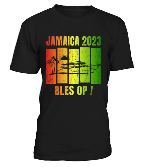Retro Vintage Jamaica Family Vacation Cruise 2023 T-Shirt Unisex