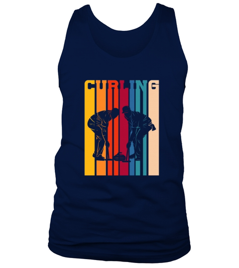 Curling Retro Vintage Tank Top Unisex