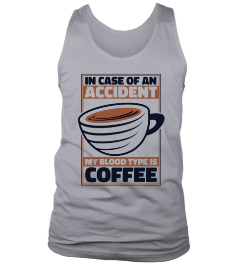 My Blood Type Is Coffee Barista Queen Latte Art Tank Top Unisex