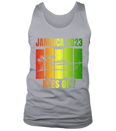Retro Vintage Jamaica Family Vacation Cruise 2023 Tank Top Unisex