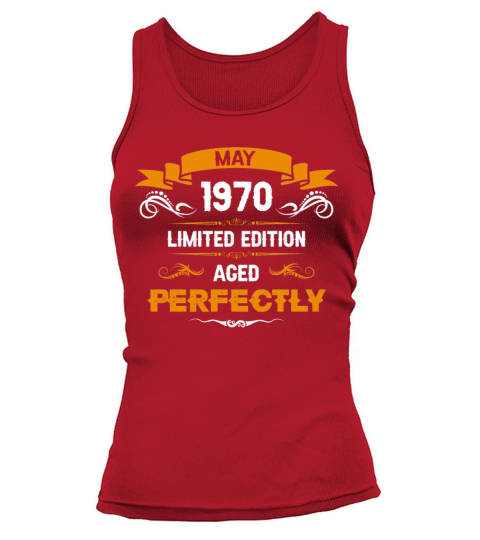 May 1970 Vintage Birthday Present Tank top Woman