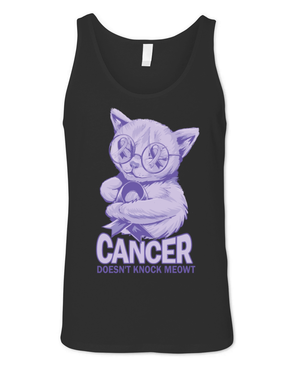 Cancer Doesnt Knock Gastric Cancer Unisex Jersey Tank