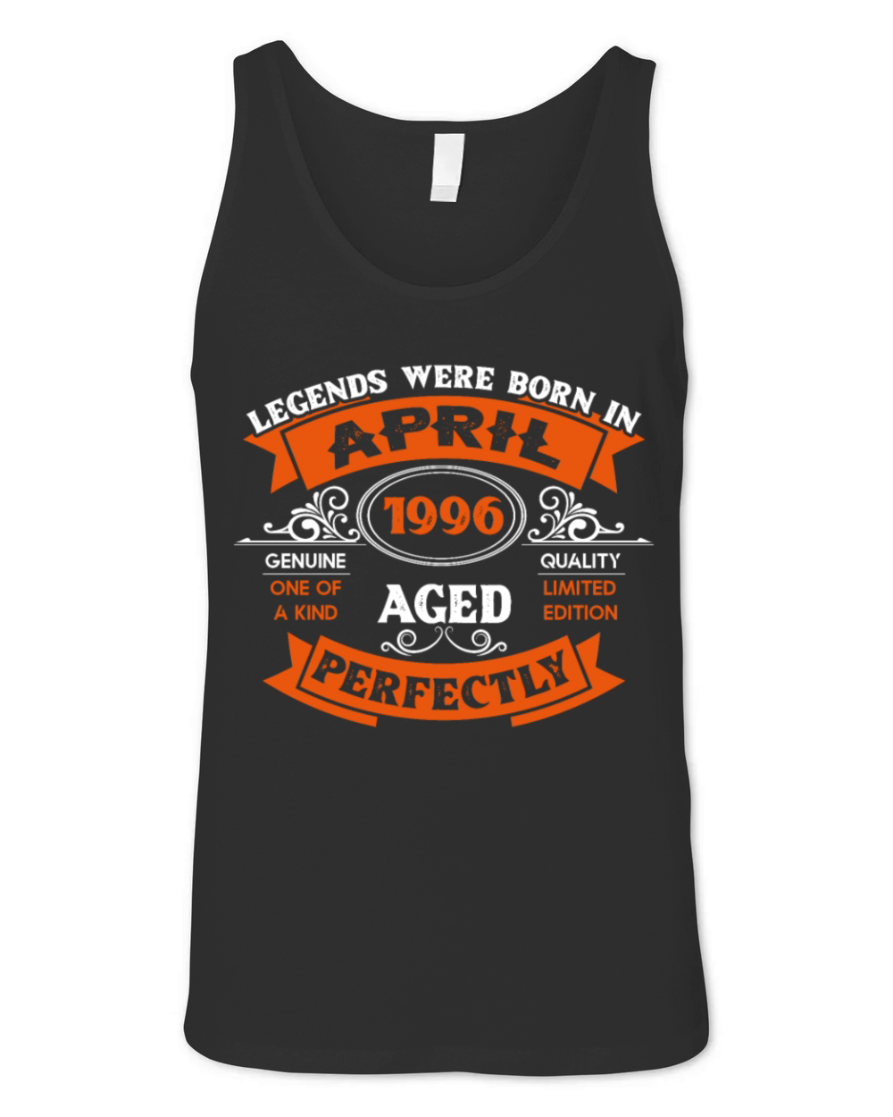 Legends Were Born In April 1996 Birthday Unisex Jersey Tank