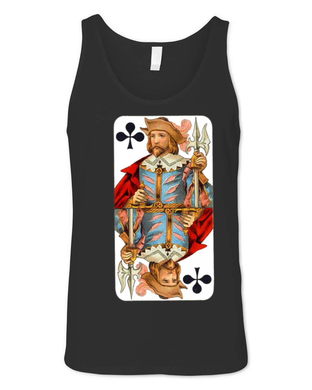 Tarot nouveau - Grimaud - 1898 - Clubs - Jack Unisex Jersey Tank