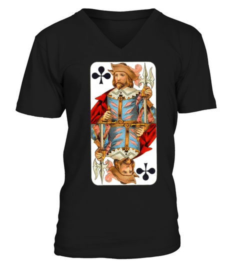 Tarot nouveau - Grimaud - 1898 - Clubs - Jack V-Neck T-shirt