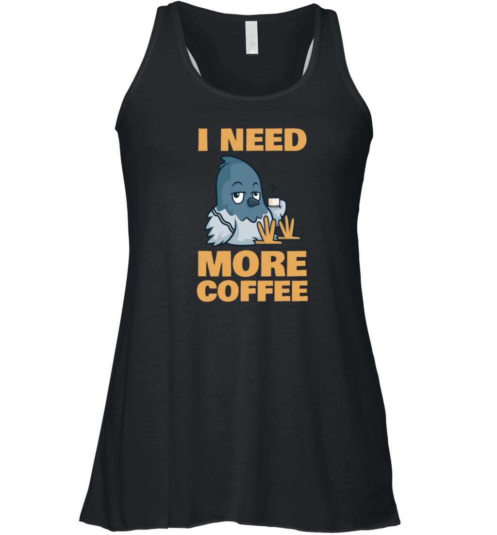 I need more Coffee Barista Queen Latte Art Coffee Women's Flowy Tank Top