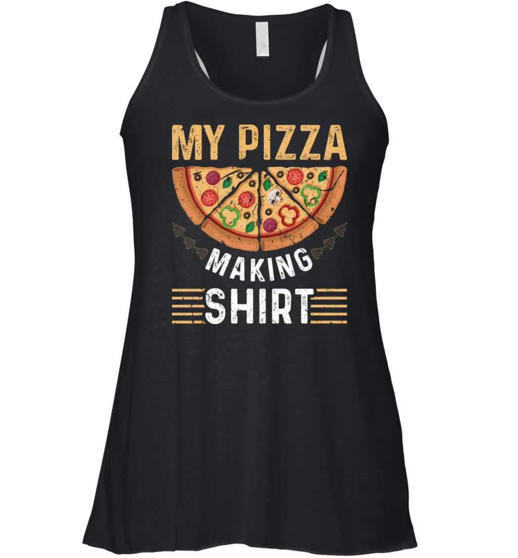 Pizza Baker Men Vintage Pizza Women's Flowy Tank Top