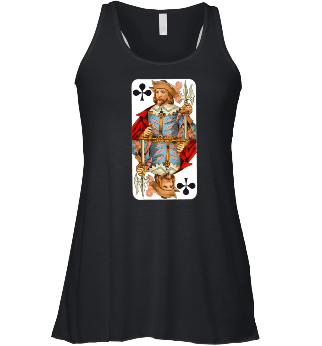 Tarot nouveau - Grimaud - 1898 - Clubs - Jack Women's Flowy Tank Top