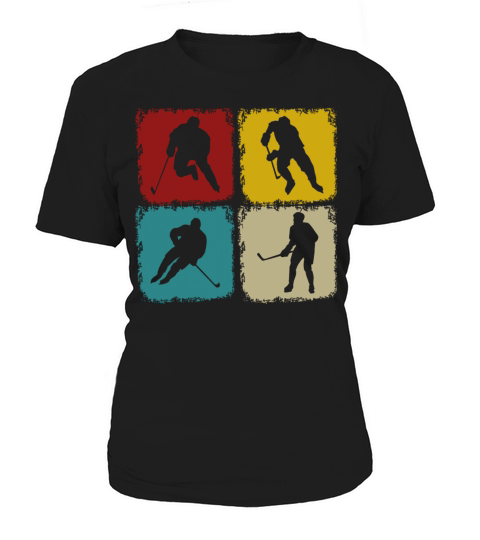 Retro Hockey Lover Classic Vintage Style Hockey Women's T-Shirt