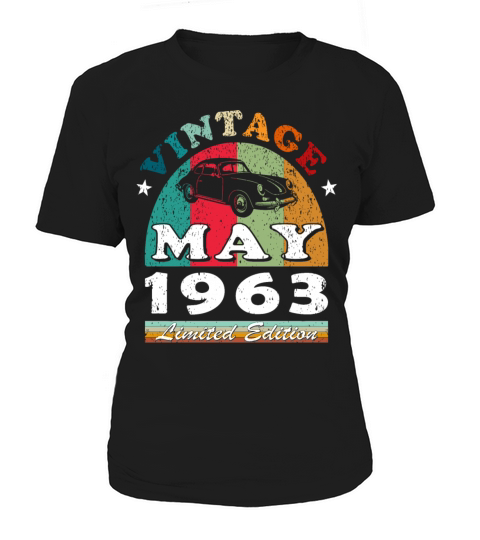 Vintage born May 1963 Birthday May 1963 Women's T-Shirt