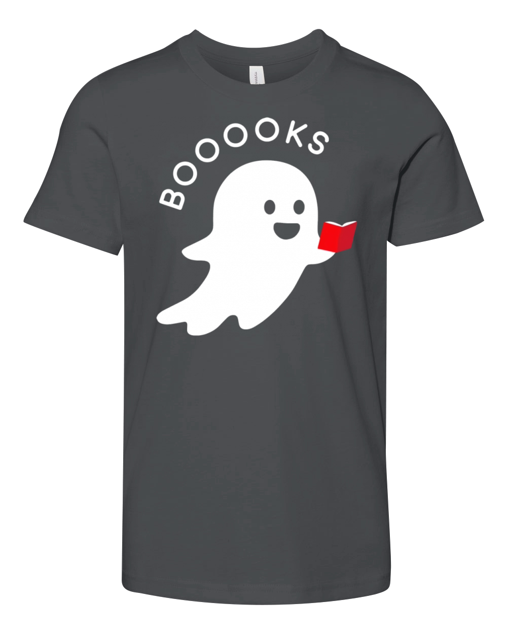 Booooks Halloween Reading Youth Unisex Jersey Tee
