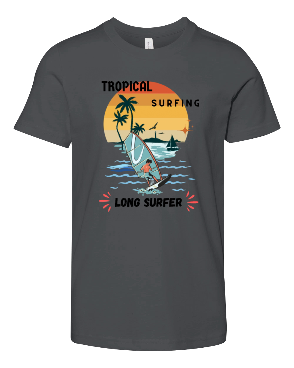 Surfing T-shirts Youth Unisex Jersey Tee
