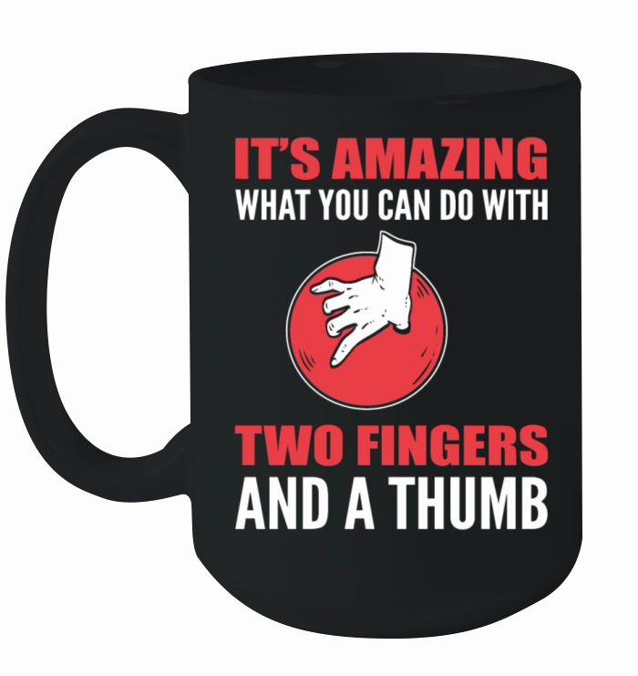 Funny Bowling quote Ceramic Mug