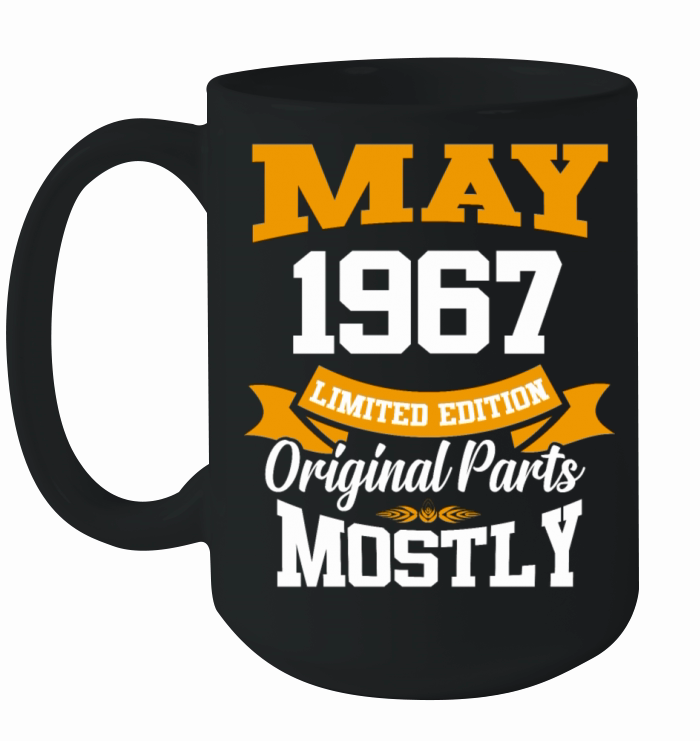 May 1967 Vintage Birthday Present Ceramic Mug
