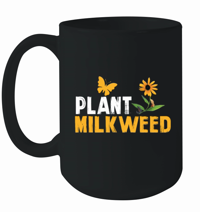Plant Milkweed Butterfly Lepidopterist Ceramic Mug