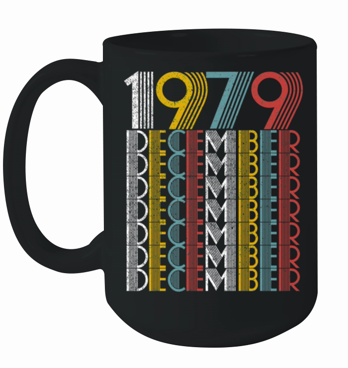 Vintage December 1979 Birthday Gifts Ceramic Mug