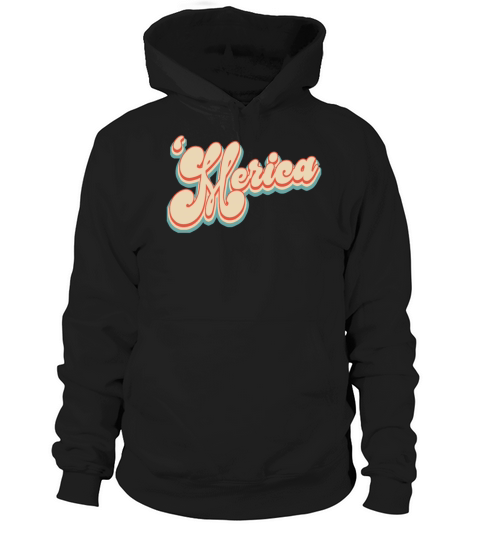 Vintage Classic America Patriotic 4th of July Hoodie Unisex