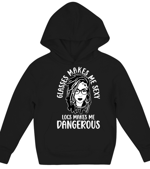 Its the Locs For Me - Afro Hair Black American Kids Hoodie