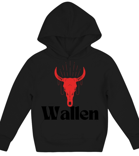 Vintage morgan wallen For Men women Gift bull head Kids Hoodie