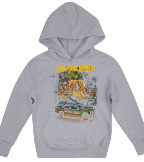 Vintage TRex Break Out Kids Hoodie