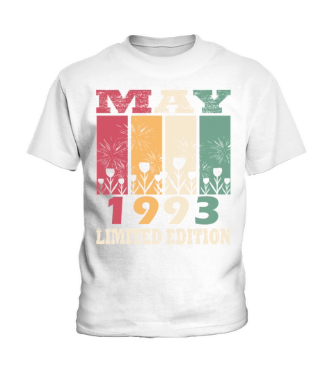 30th Birthday Vintage May 1993 Made in 1993 Kids T-Shirt