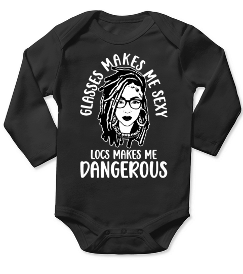 Its the Locs For Me - Afro Hair Black American Long Sleeve Baby One-Piece