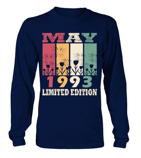 30th Birthday Vintage May 1993 Made in 1993 Long sleeved Unisex